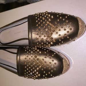Giuseppe Zanotti Millitary Green Soft Espadrilles